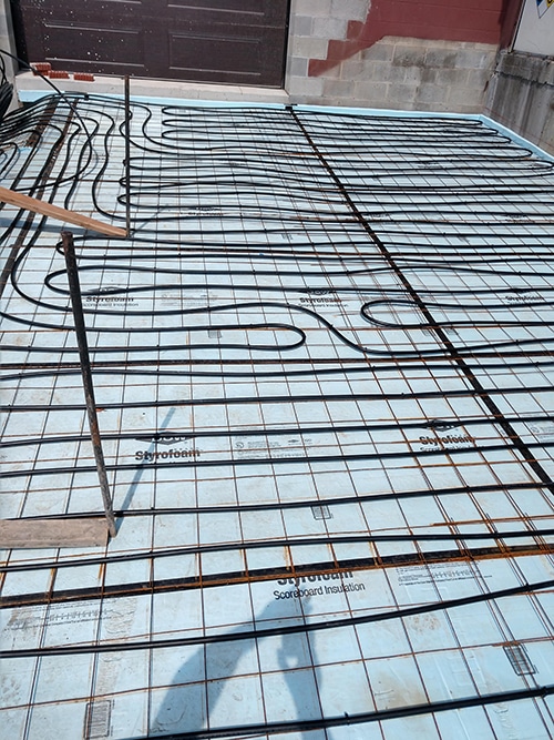 radiant floor heating cost to operate