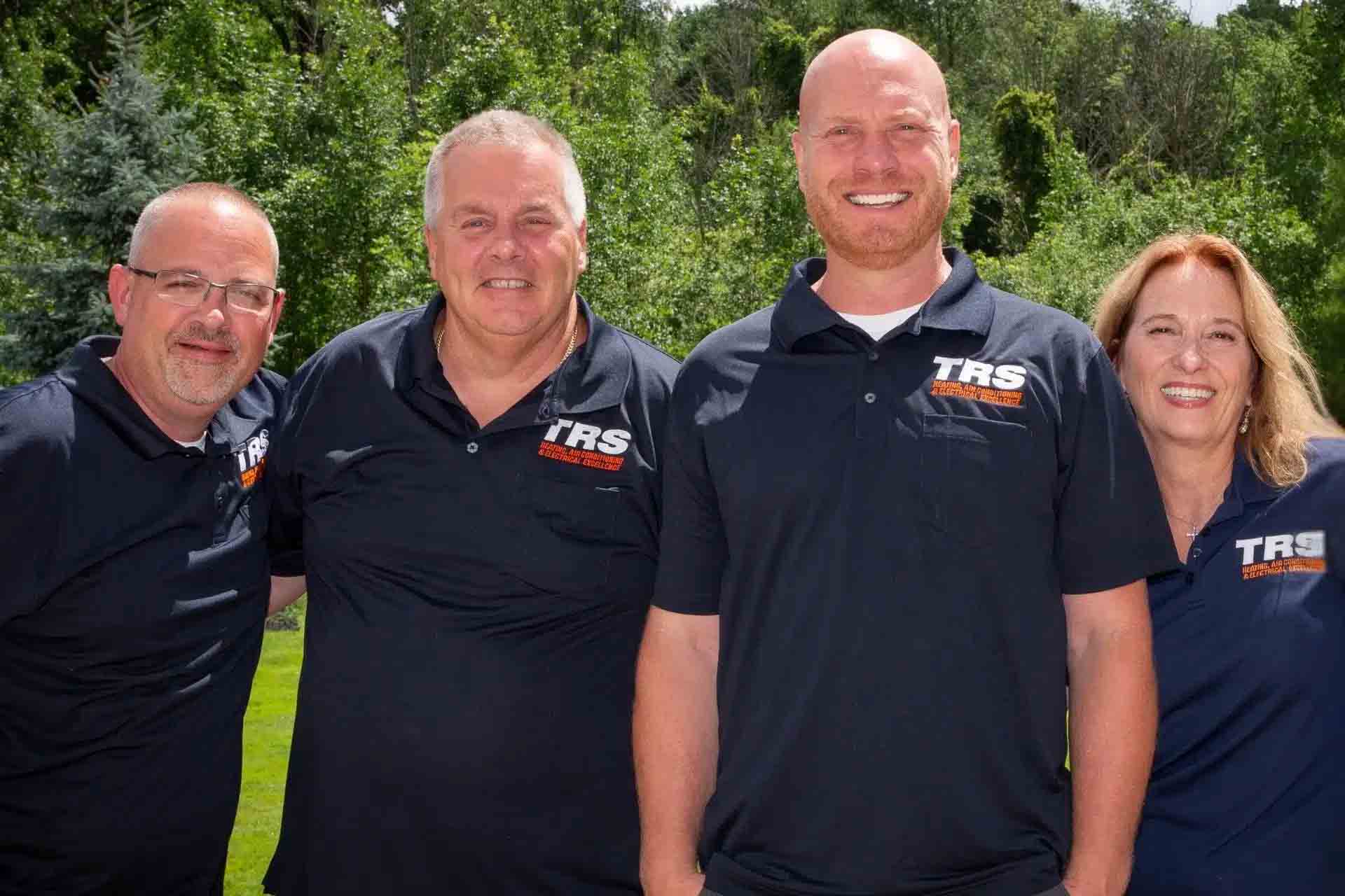 TRS owner Matt with the team
